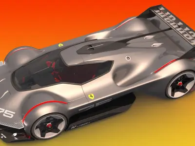 Ferrari Vision Gran Turismo Concept 3D model