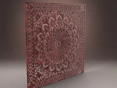 3d panel for Cnc Machine 3D model