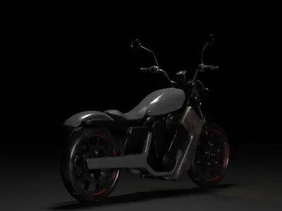 Harley Nightster-Like Motorbike 3D model