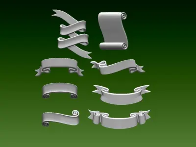 ribbons 3D print model