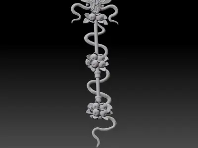 Lion Head Ornament Decoration  3D print model