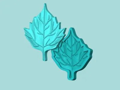 03 Sunflower Leaf Mold Collection - Silicone Maker - Template