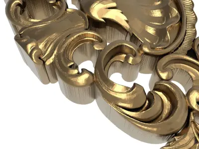  decorative pattern ready for 3D printing 3D model 136