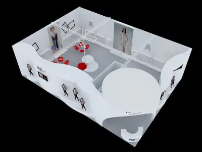 Exhibition - Area -17X12-3DMAX2010-08 3D model