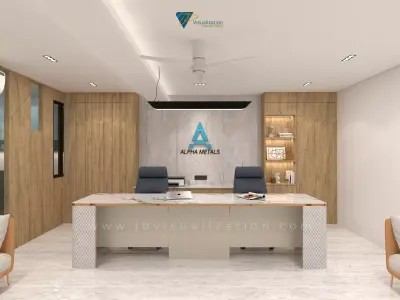 Office Interior scene 3D model