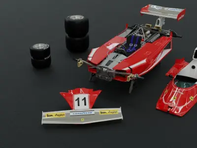 Ferrari 312 T 3D model