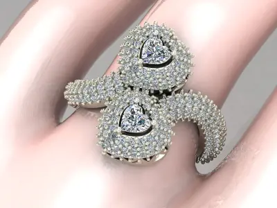 Band Ring 3D print model