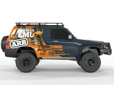 Nissan Patrol 2005 Arb Edition 3D model