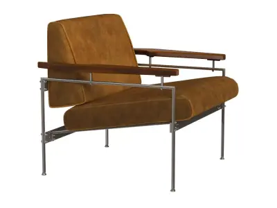 Beto Lounge Armchair 3D model