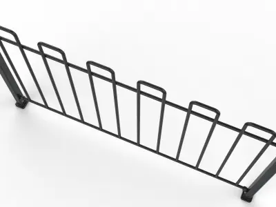 Fence Metal 02 3D model