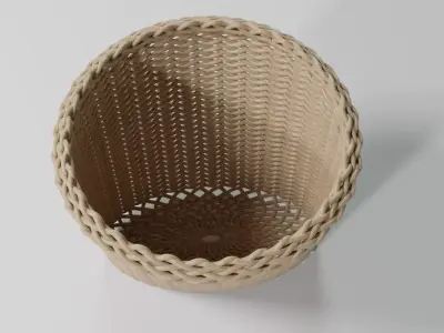 WICKER BASKET13 3D model