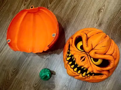 Jack-O-Lantern Wearable - Pumpkin Decoration and Cosplay 3D print model