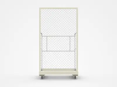 High Container Cart  3D model