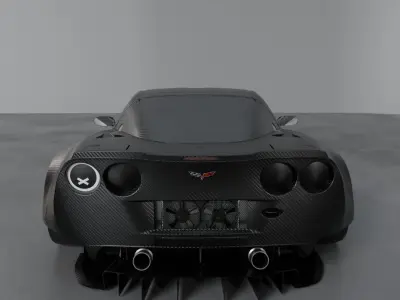 Corvette C6 Quiet Racing Club 3D model