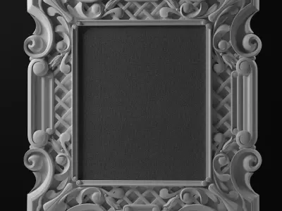 frame 3D model for cnc and 3d printer 3D print model