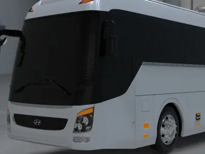 Hyundai Universe Luxury 3D Model 3D model