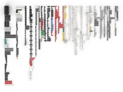 PixelBricks3D - LEGO McLaren MP4 and Ayrton Senna  3D print model