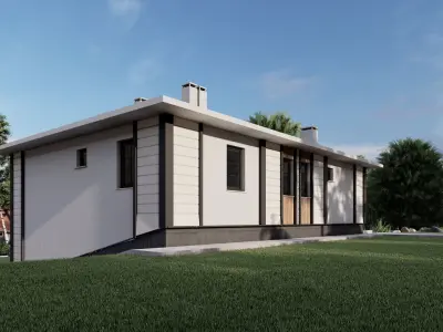 Tip6 House Plans Architectural Drawings Modern House Plans  3D model