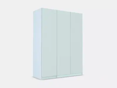 PAX - FARDAL Wardrobe combination 2 Low-poly 3D model