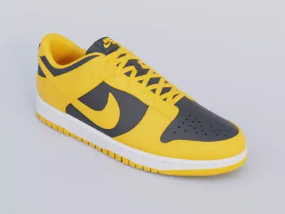 Nike Dunk Low  3D Printable Sneaker Model 3D print model