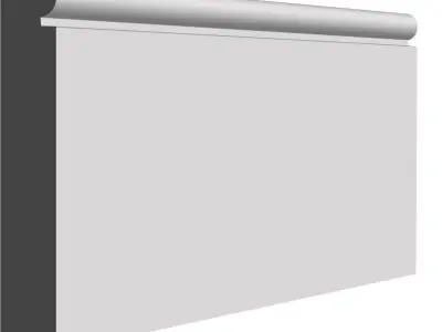Skirting board Referance image  3D model