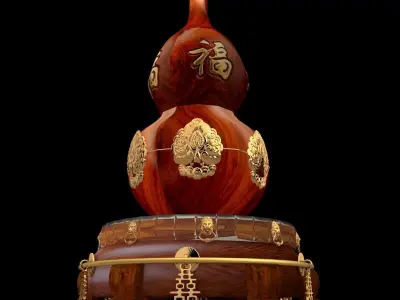 Chinese  gourd  3D model