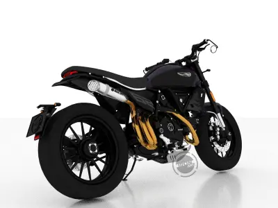 Ducati Scrambler Next Gen 3D model