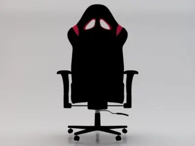 Gaming Chair 01 Low-poly 3D model
