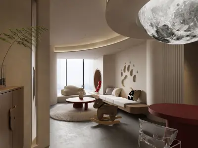 hotel rooms interior 10 3D model