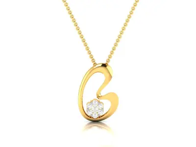 Women Pendant 3dm STL FBX OBJ Render Details 3D print model