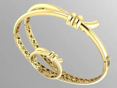 2 versiyon tiffany bileklik 3D print model