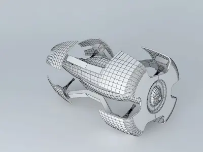 Mech cabin Free 3D model