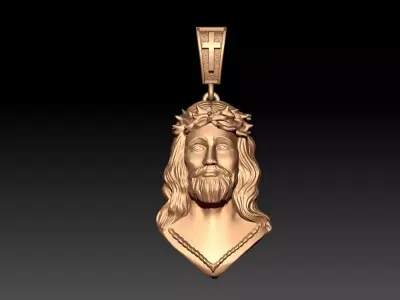 JESUS PENDANT 3D print model purchase