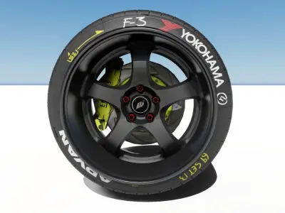 Work Meister Wheel 3D model
