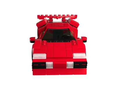 MocBricks3D - Lambo Countach  3D print model