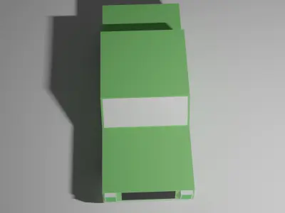 animation car 3D model