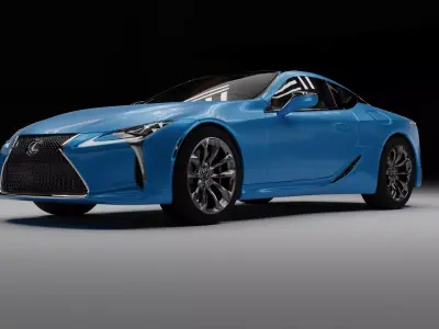 Lexus LC500 3D model