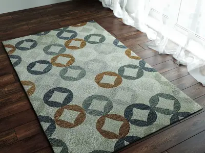 Geometric Rugs 3D model