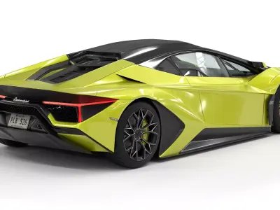 Lamborghini Auro PL Low-poly 3D model