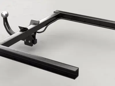 Tow Hitch Low-poly 3D model