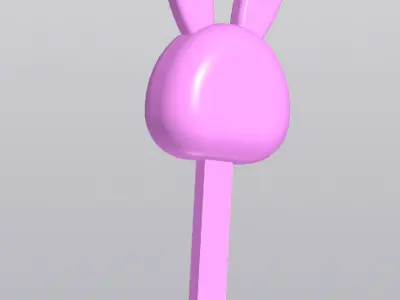 Rabbit Planter Bouquet decoration 3D print model