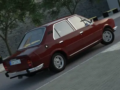 Skoda 120 LS 1977 3D model