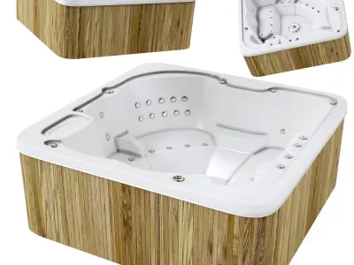 Jacuzzi hot tub 3D model