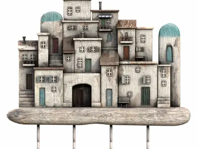 WoodHouse n1 3D model