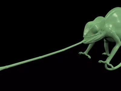 chameleon chamelon 3D model