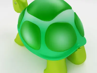 Tortoise cartoon 3d model 3D model