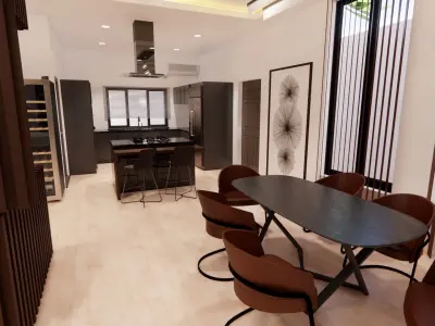 FIVE BEDROOM RESIDENTIAL HOUSE 3D model