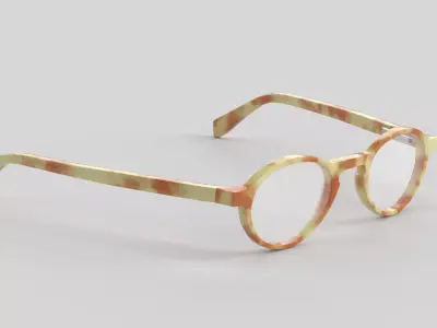 Boardstiff Eyewear Glasses Low-poly 3D model