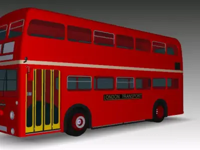 AEC Routemaster Prototype FRM-type 1966 3D model