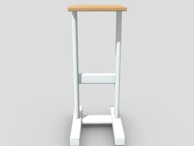 CC0 - Stool 11 Free low-poly 3D model